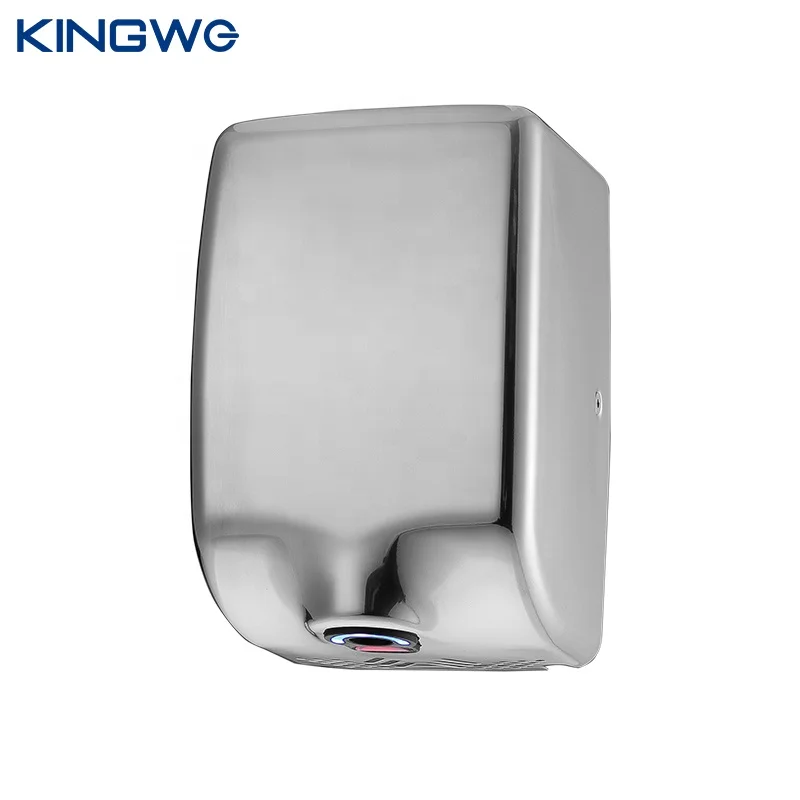 Compact Size Durable Sensor Infrared Air UV Stainless Steel Toilet Wall Mounted Touchless Hand Dryer