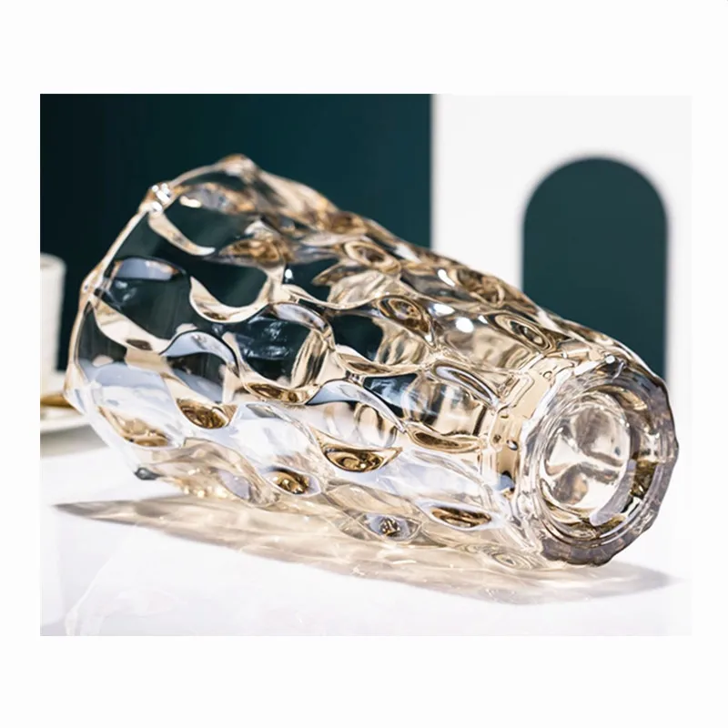 China Manufactory Glassware Crystal Decorative Flower Vase With Good Service glassware vase