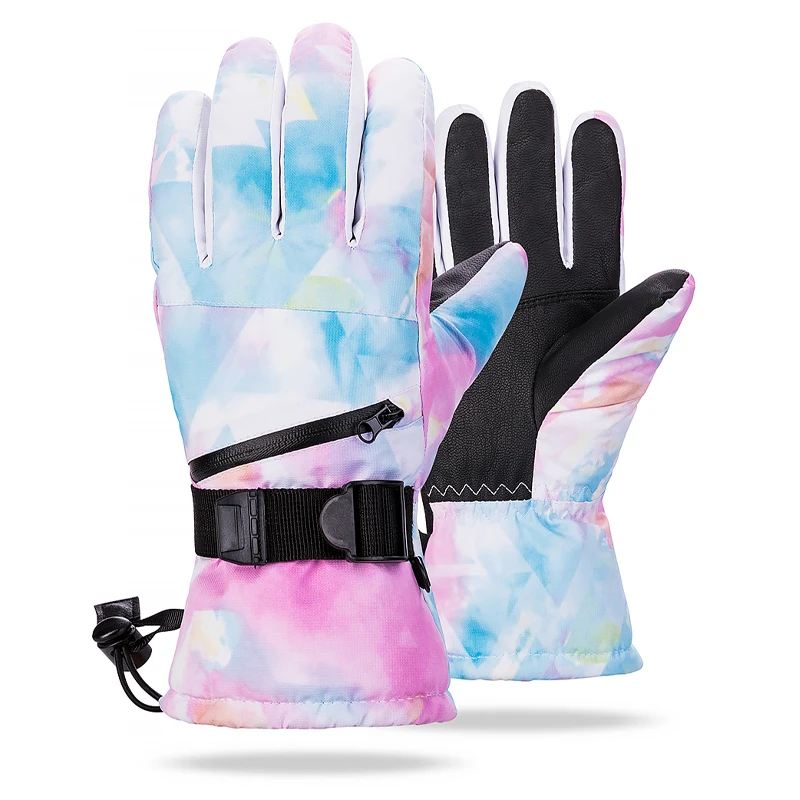 Ski And Snowboard Mittens Women Men Winter Thermal Ladies Snowboard Ski Mittens Gloves Mens Waterproof Winter Gloves