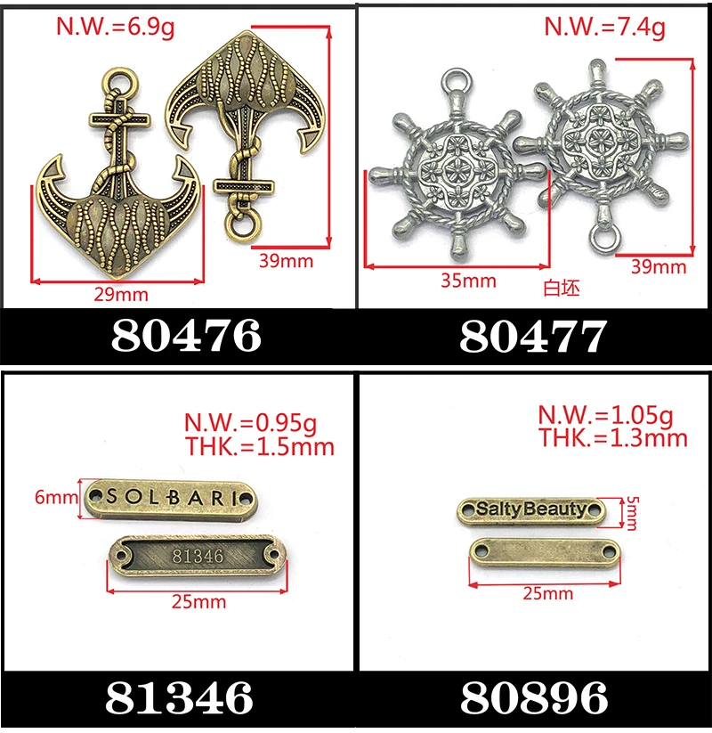 2024 custom garment metal brand logo metal clothing labels decorative bag metal tags for handbag