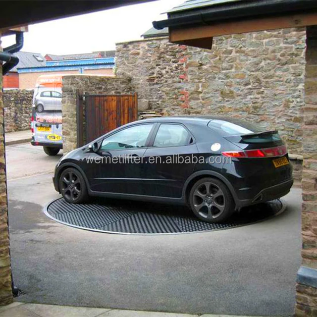 WEMET auto show revolving stage customized car rotating platform portable vehicle parking platform with CE
