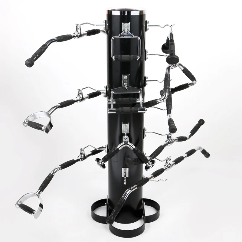 Tricep Press Down Cable Machine Attachment  LAT Pulldown Attachments Double D Handle V Bar Tricep Rope Pull Down Bar