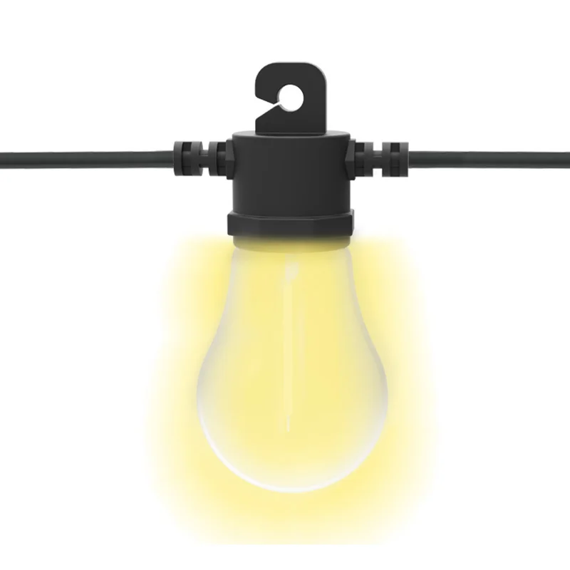 
2021 New Product Waterproof LED Ip65 15 Bulb Patio Christmas Use Fence String Lights 