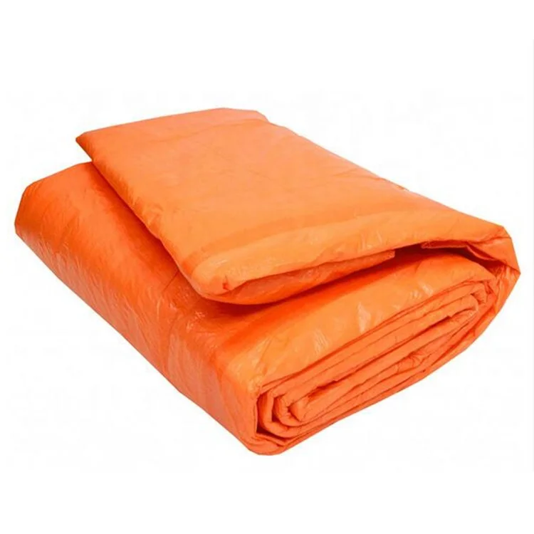 China Factory Orange white and other color Pe Tarp insulated blanket concrete