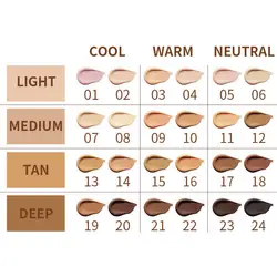 OEM Private Label Custom Wholesale Makeup Profession Concealer Vegan Waterproof High Definition Full Coverage Liquid Concealer