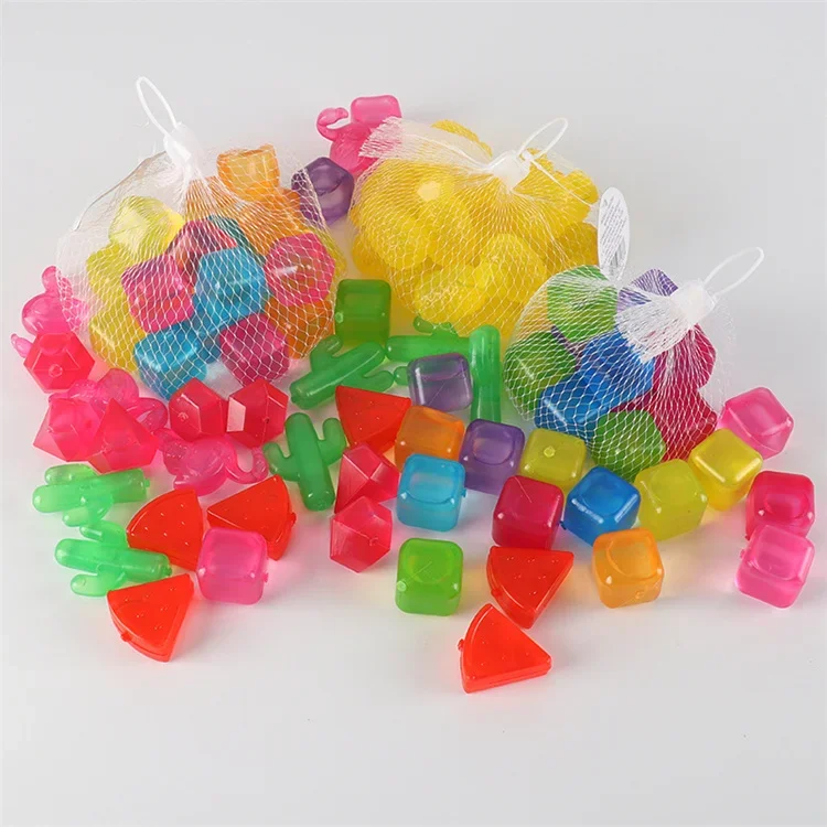 Искусственные кубики льда разных размеров PMMA Пластиковые для бара свадебной фотосъемки реквизит