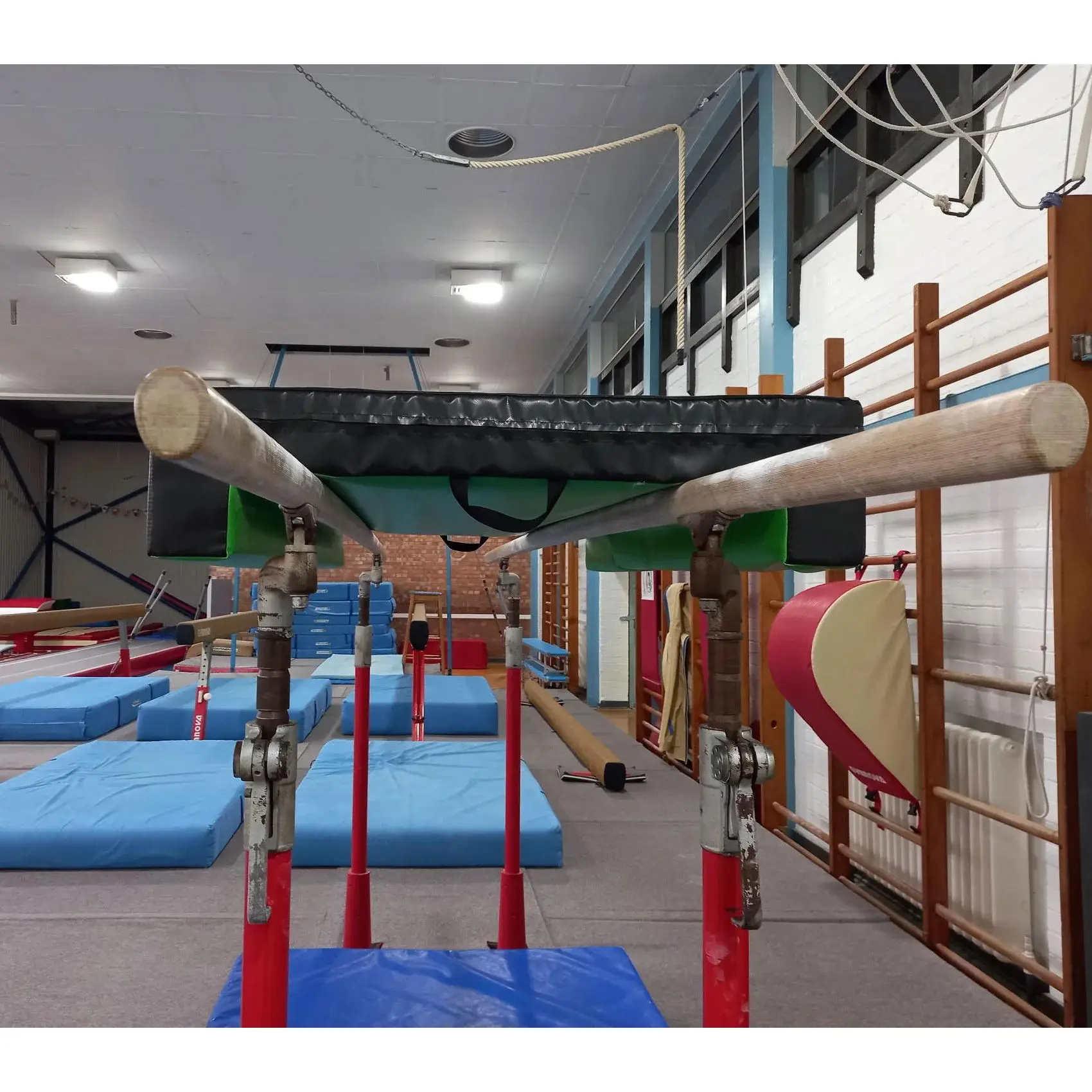 ZONWINXIN factory supply customized gymnastics equipment Training Gymnastics Coaching Equipment  Parallel Bars Protection Mat
