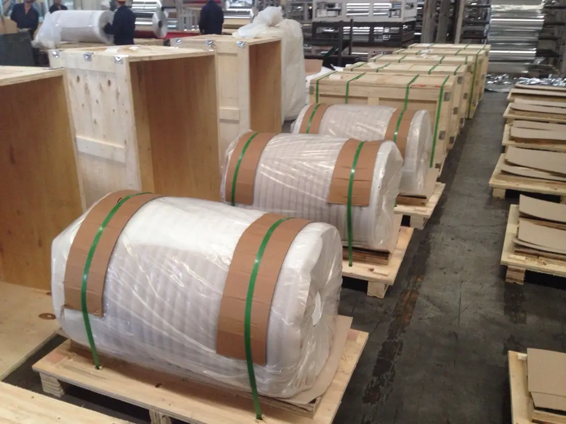 Supply jumbo roll pure aluminum foil for heat resistance self adhesive aluminum foil tape