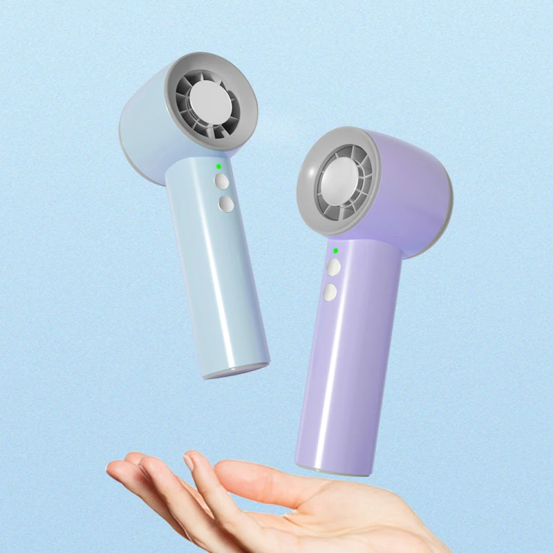 New arrival  rechargeable turbo fan mini handheld fan with powerful wind