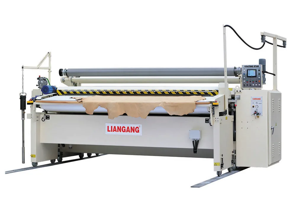cheap price tannery roller coating machine for cow, sheep, goat, split leather