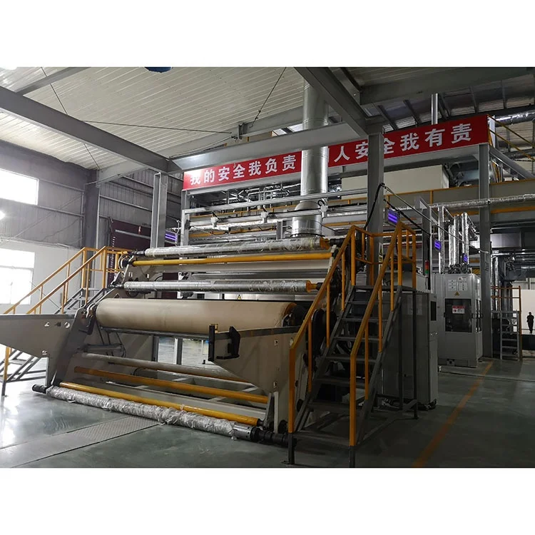 
HUIYU SS 2021 Best selling geo fabric bag production line spunbond nonwoven bed sheet folding cutting machine 