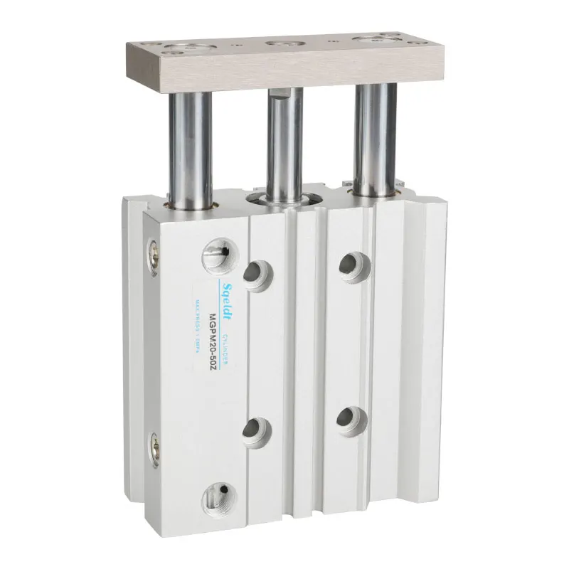 MGPM Series pneumatic three axis three bar adjustable cylinder with guide rod