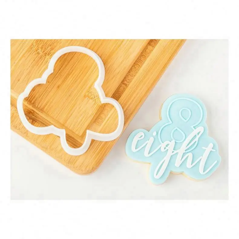 Cutter Cake Cutters Set Stamp Plastic Tools Machine Fondant Molds Embossing Decoration Chocolate Metal Stainless 16 Cookie Mold