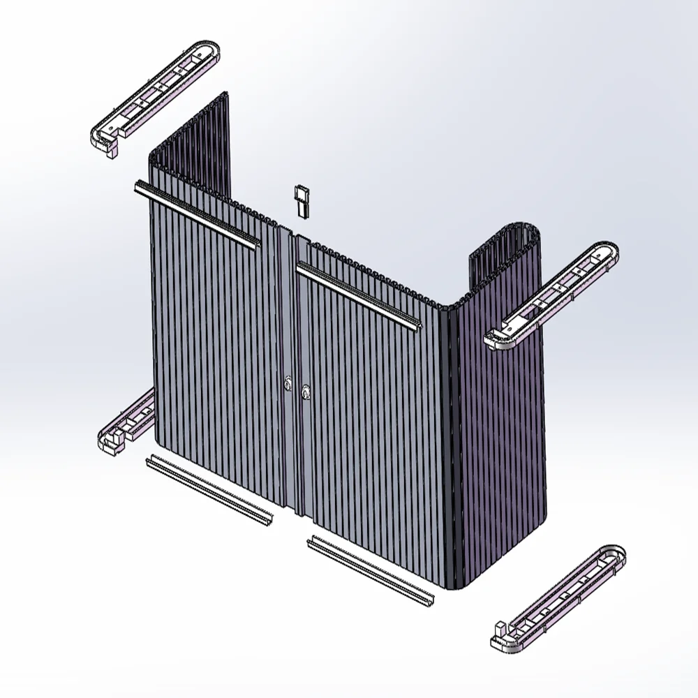 
roller shutter tambour plastic doors 