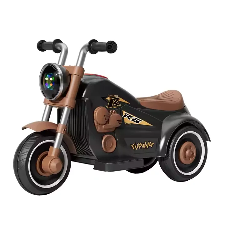 Baby ride on car pedal kids motorcycle Early education features motorcycles Plastic Ride Scooter