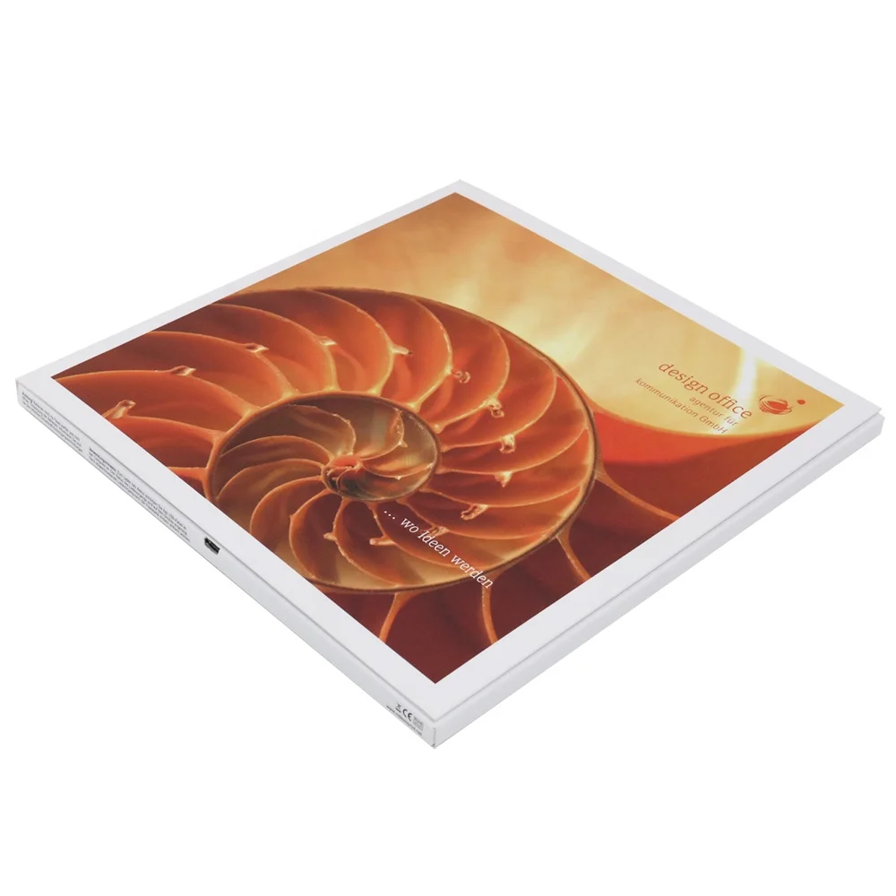 Free sample lcd screen video brochure sleeve  a4 video brochure cards customize 2.4 inch video gift brochure box kit card