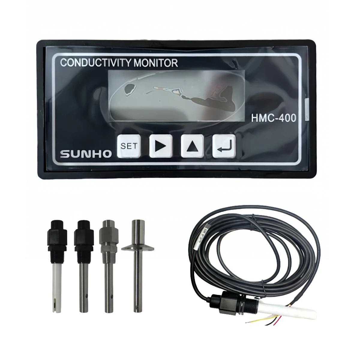 China Supply Sunho HMC-400/410/450 ppm Panel Mounting Electrode conductivity Controllers With Sensor
