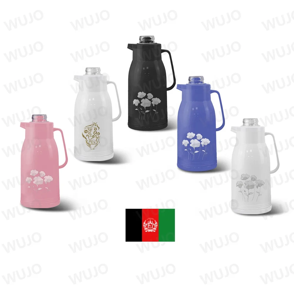 WUJO 1.9L 1L Красный Новый дизайн 24hr Термоизолированный термос для горячего и холодного чая кофе вакуумный кувшин