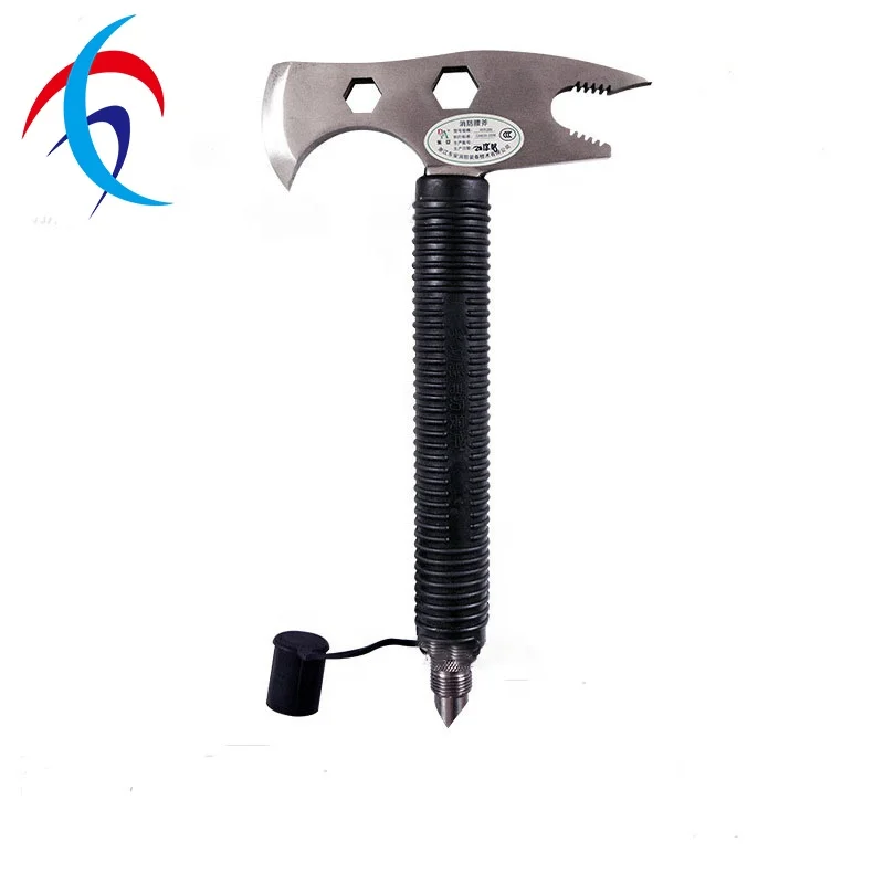 Small Size Stainless Steel Escape Rescue Axe Fire Fighting Stainless Steel Camping Hatchet