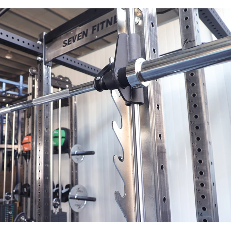 7Fitness Smith Machine with Squat Power Rack Multi Functional Trainer Gym Squat Rack