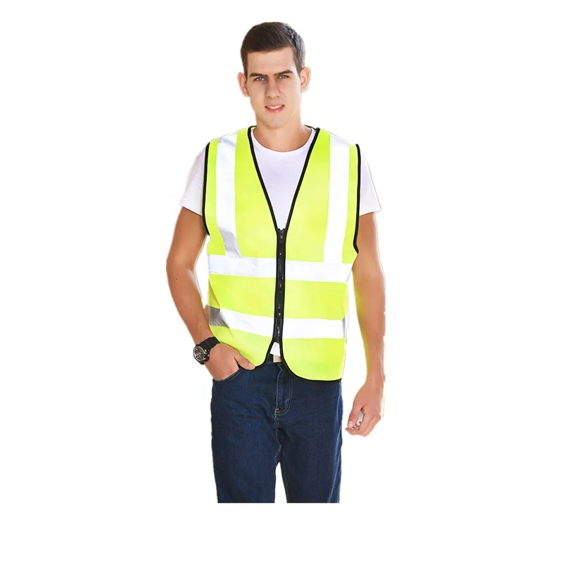 
Hot selling high fluorescent warning reflective vest safety reflective vest 