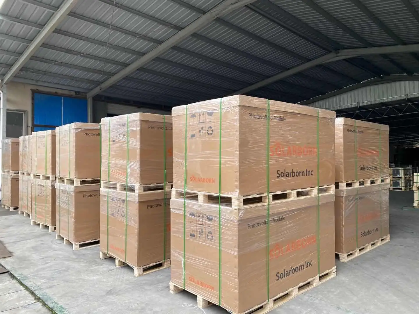 Solarborn Mono penal 400 500 540 1000 watt power solar plate panels cell module materials