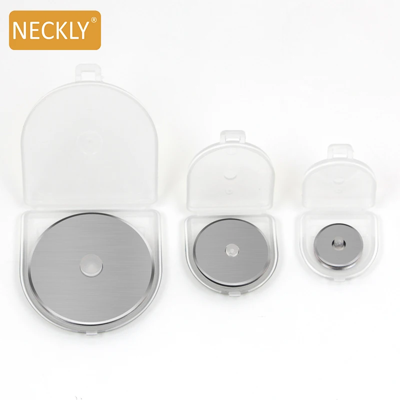 Customize 28MM 45MM 60MM  Plastic Handle Replaceable Round Blade Knife Rotary Cutter Blade