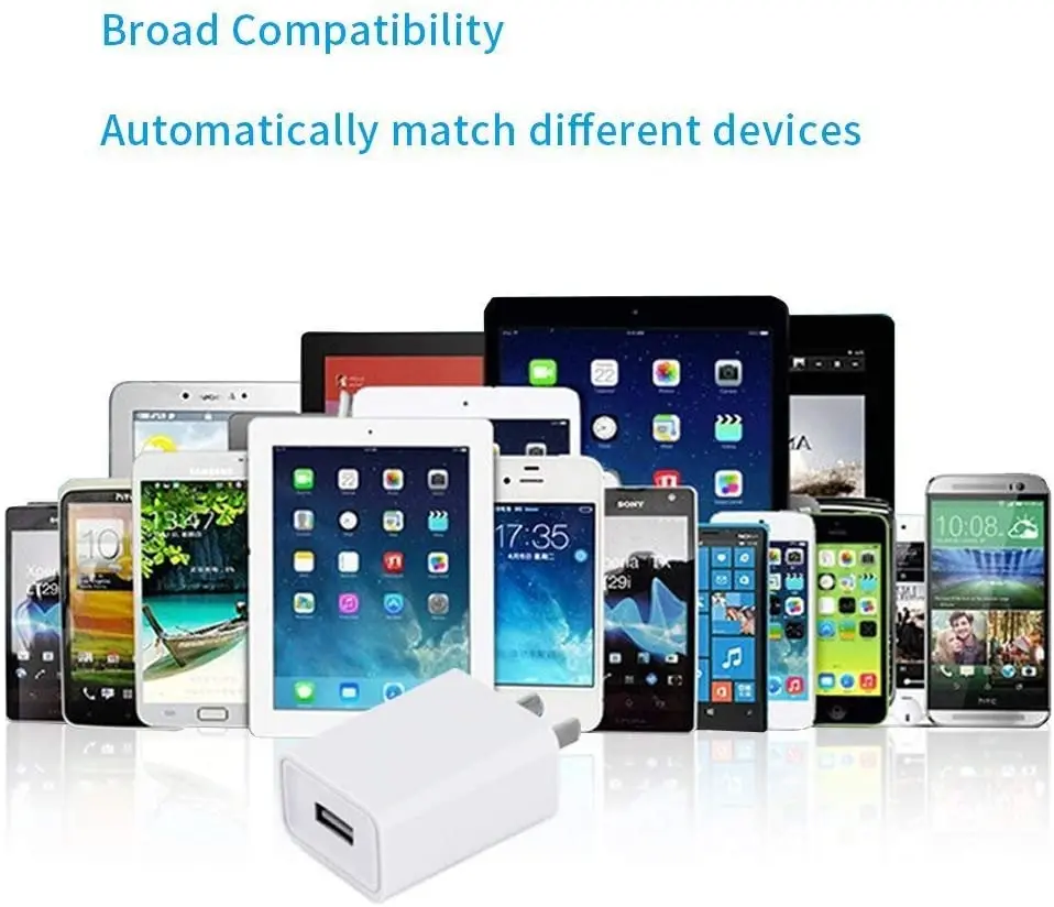 UL Certificate US wall Charger White Color 5V 1A Usb Charger For Mobile Phone