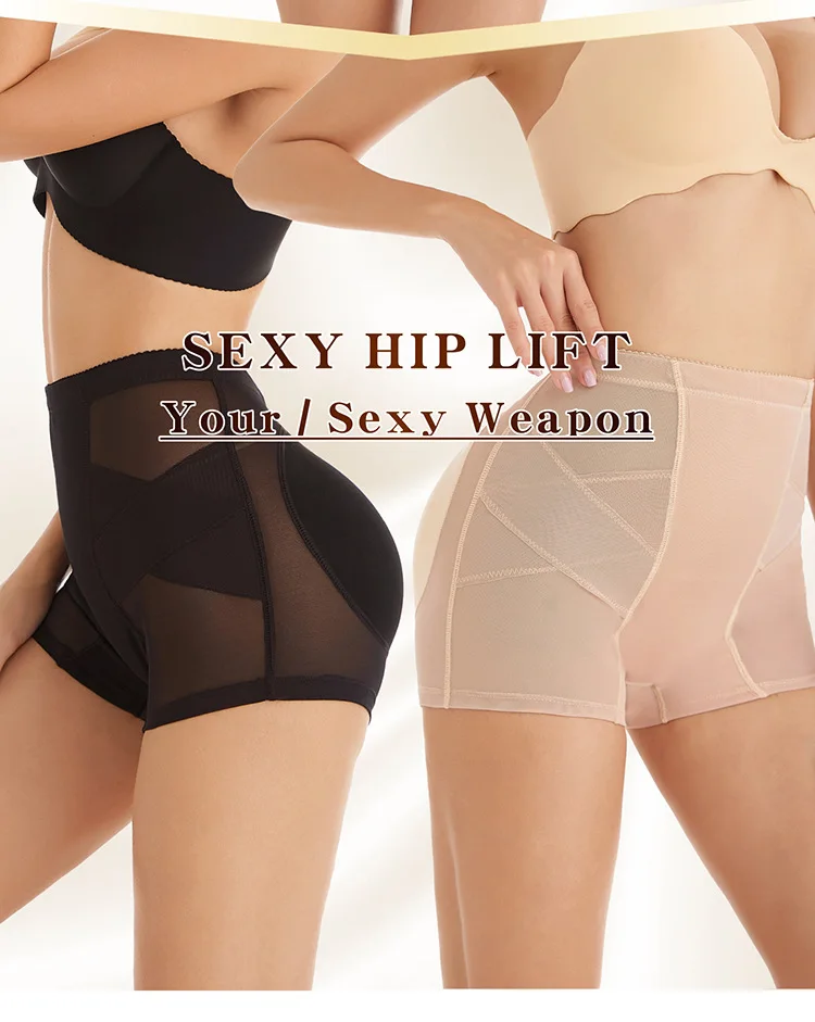seamless shaper padded butt lifter sexy High Waist Panty Tummy Control Belly Hip Up Body Shaper Underwear girdle pants shapers