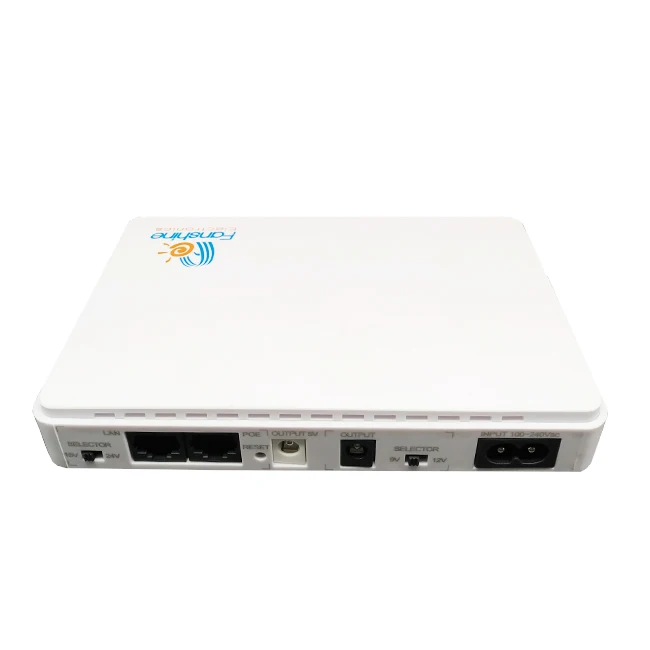 Fanshine красивый дизайн UPS с POE 5V/9V/12V/15V/24V Mini DC для Wi-Fi маршрутизатора портативный