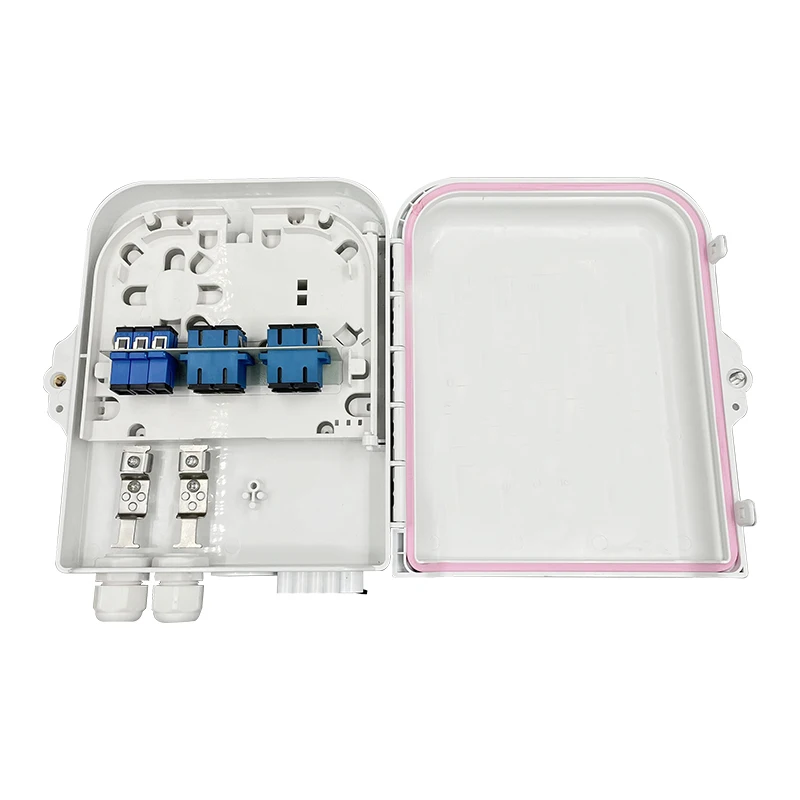 New Type 8 core ftth box plc splitter optical distribution box 3 in 8 port NAP for fiber optic equipment Indonesian style