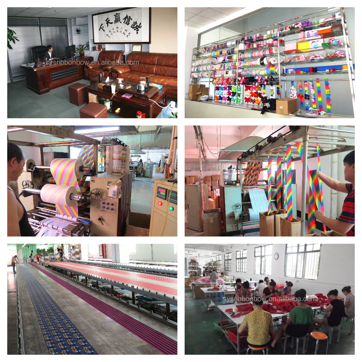 Customized various bow with elastic loop gift wrapping ribbon bow