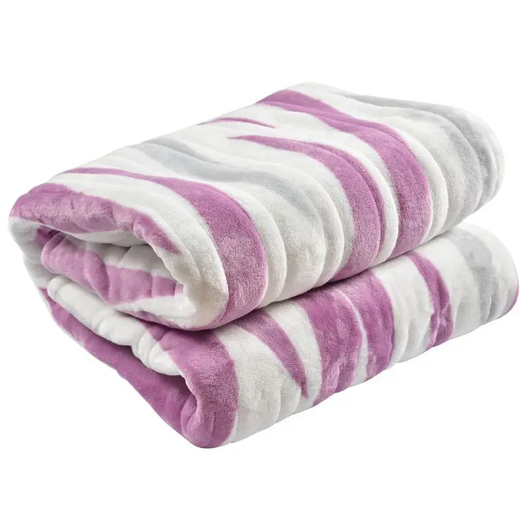 Pink Flannel Heating Throw Top Quality HLT1-F Printing Microfiber Fabric Adults Winter Electric Blanket Plain Home Appliance 60W