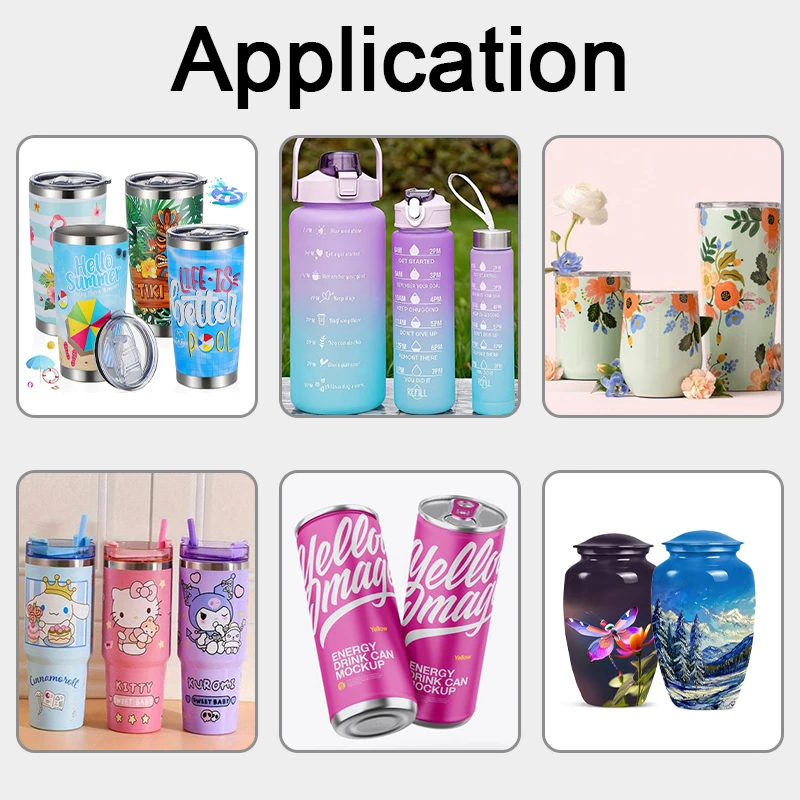 Rotary Cylinder UV Printing Machine 3-4 Head G5 G6 Digital Automatic Plastic Cup Glass Bottle Cylindrical UV Printer