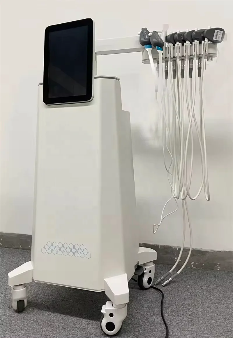 Mf6 Hilfes And Pcrf 2-In-1 Technology For Face Lift Ems Machine ems facial face lifting massager neck face lifting device