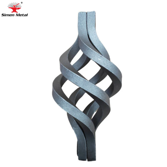 Most Popular Wrought Iron Components Ornamental Iron Baskets for Gate fittings and Railing