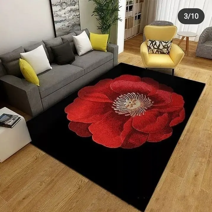 3d Printed Area Rugs for Living Room Modern Carpet Home Decorate Non Slip Mat