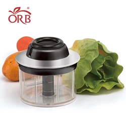 Wholesale stainless steel manual pull vegetable Chopper Garlic onion  Food Chopper