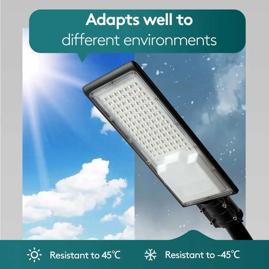 AKKOSTAR LED 50W STREET LIGHT 6500K IP 65 TWO YEARS WARRANTY DIE CASTING-ALUMINUM