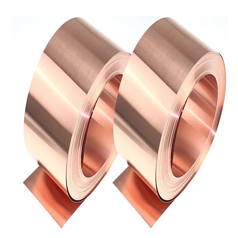 99.9% pure copper strip C1100 C1200 C1020 C5191 Phosphor bronze decorative earthing copper coil wire foil roll price