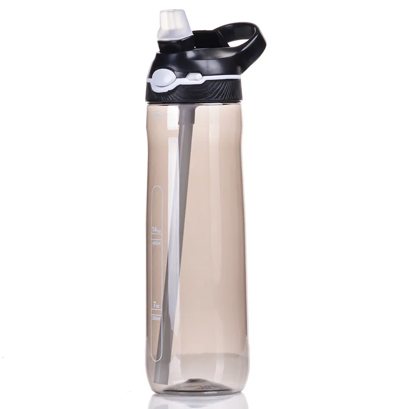 Bpa Free Large Water Bottle Gym Water Bottles For Sports 1l Tritan Plastic Bottle With Straw