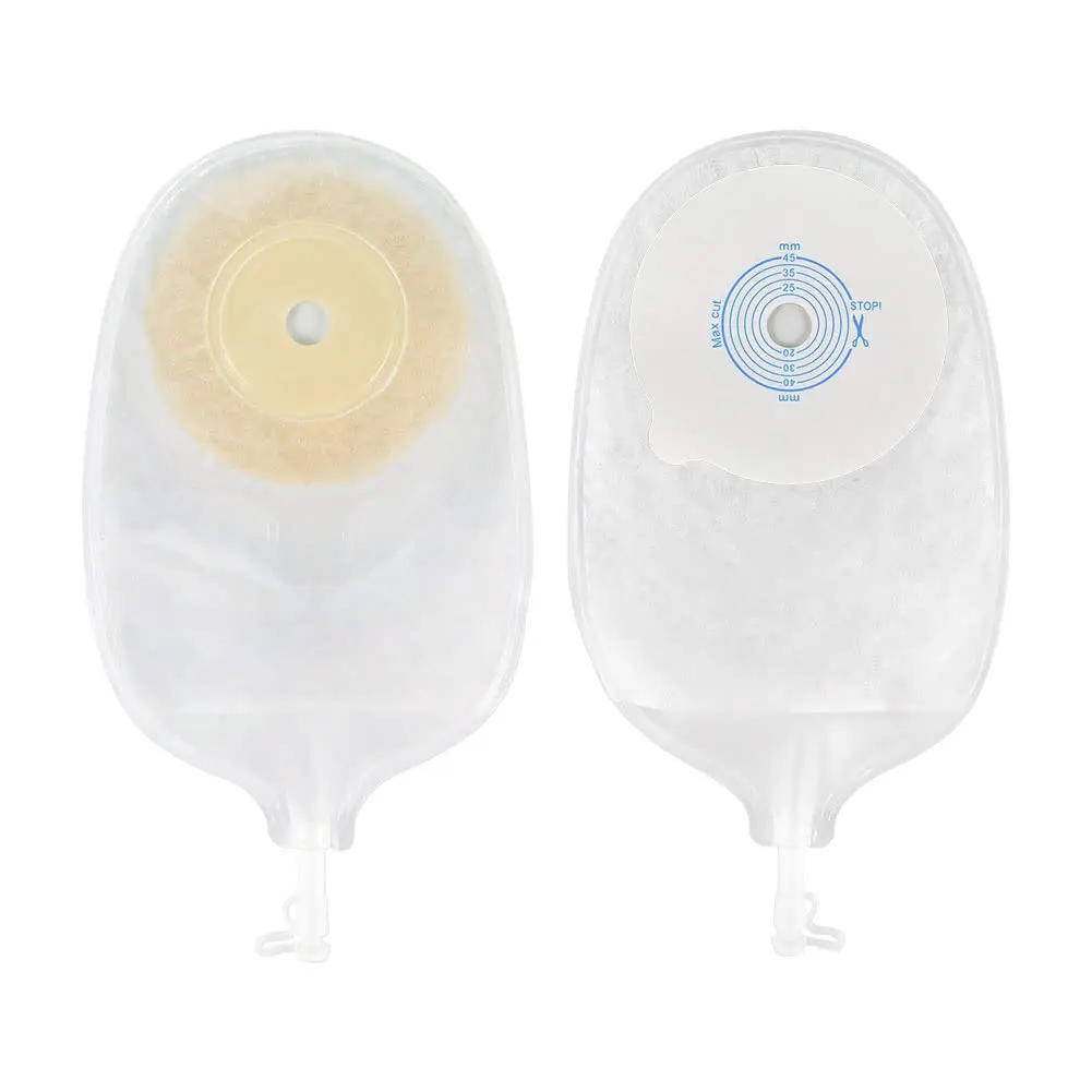 Chinese Price Urostomy Bag Sterile Medical Disposable 15-70mm With Open Closed Stoma Colostomy Bag For Homecare Adult and Kids