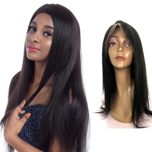 No tangling no shedding Human Hair lace Wigs For Black Women, Wholesale Brazilian Virgin Hair Transparent Lace Front Wig