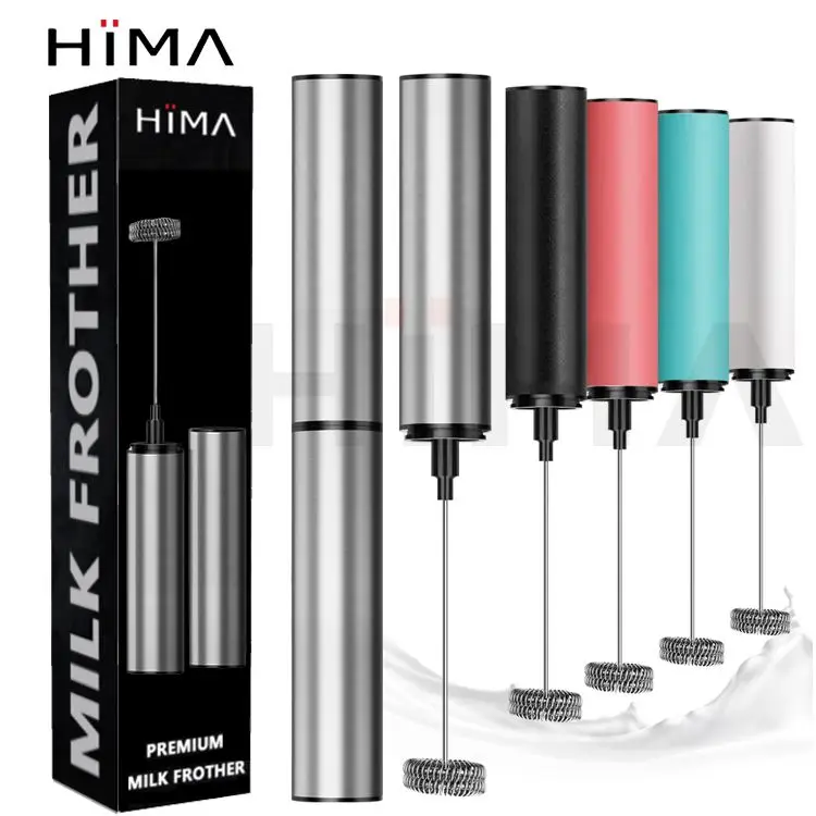 Портативный Пенообразователь для молока HIMA, смеситель для напитков, Электрический отпариватель молока, вспениватель молока, ручной пенообразователь, USB вспениватель для латтесов