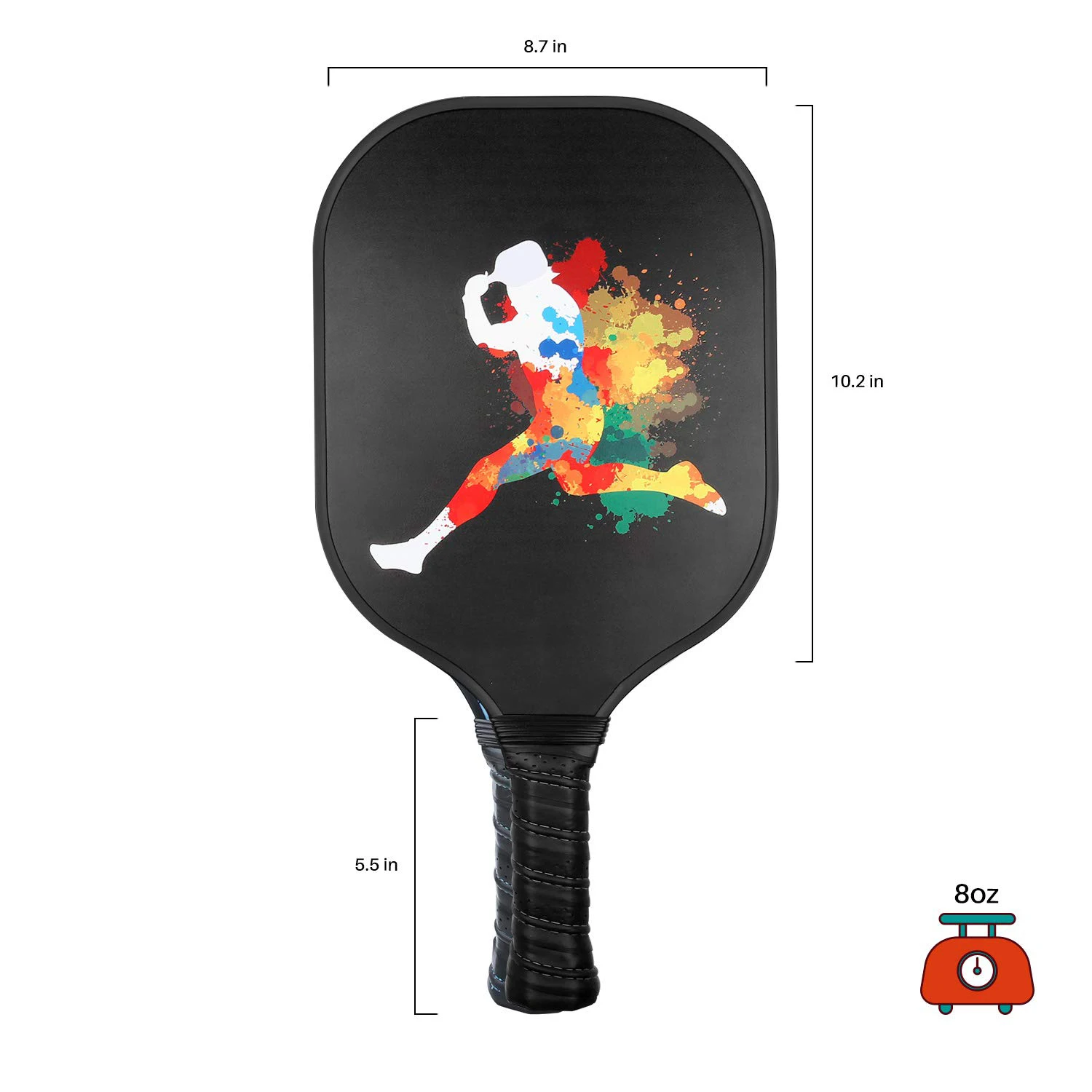 Indoor orange pickleball balls and clothing usapa tested pickleball paddle