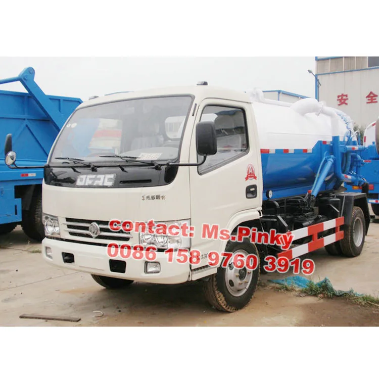 Dongfeng 4 тонны 4000 л вакуумный резервуар септик