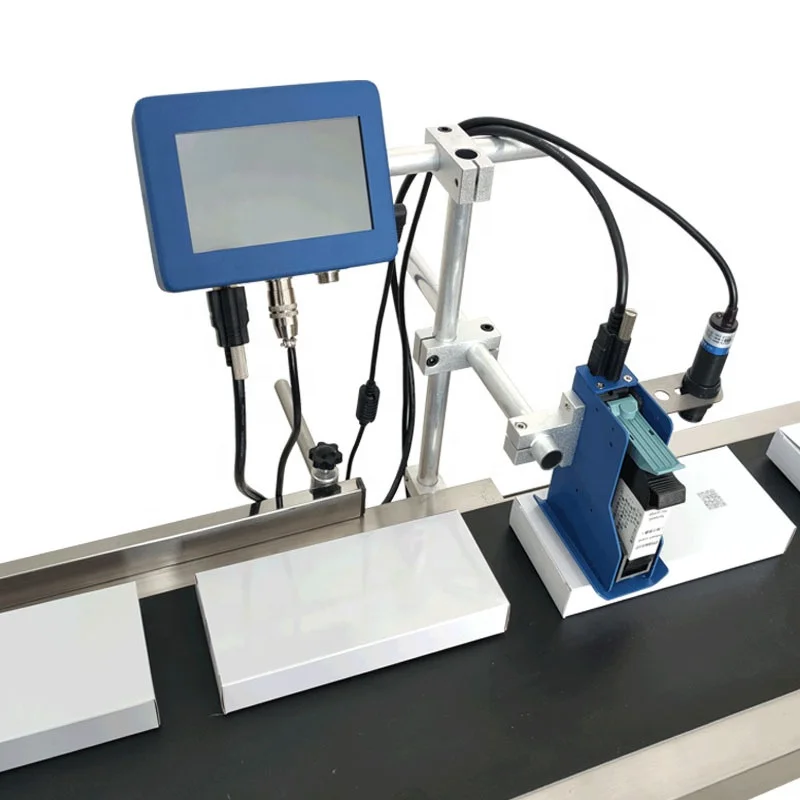 High Resolution Online TIJ Inkjet Printer For Printing Logo Expiry Date Printer Machine On Plastic Wooden metal