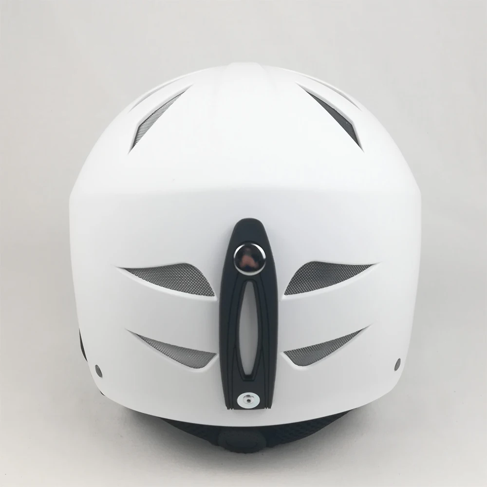 Корпус из АБС-пластика с подкладкой из пенополистирола и белый лыжный шлем на заказ