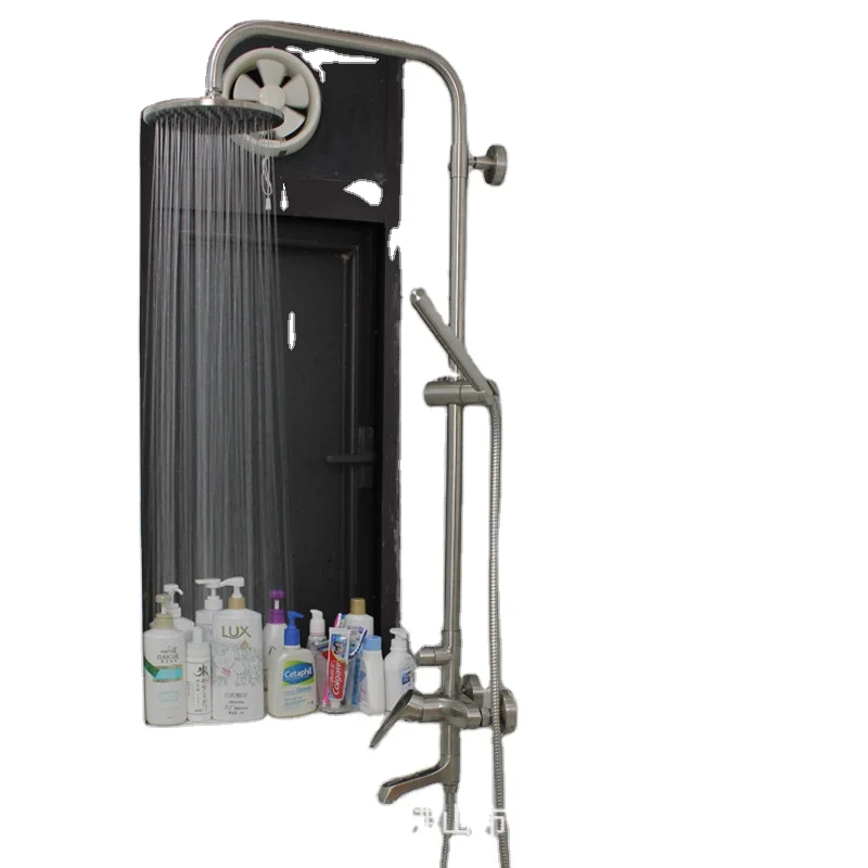 Outdoor Pool Shower Ceiling Bathroom Shower Mixing Taps System 304 stainless steel Shower Set