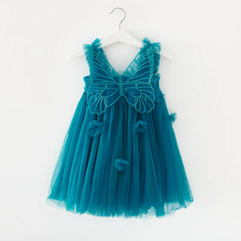 Kids Party Fashion Clothes Clothing Tutu Dresses For Girls Party Dresses 7-8 Years